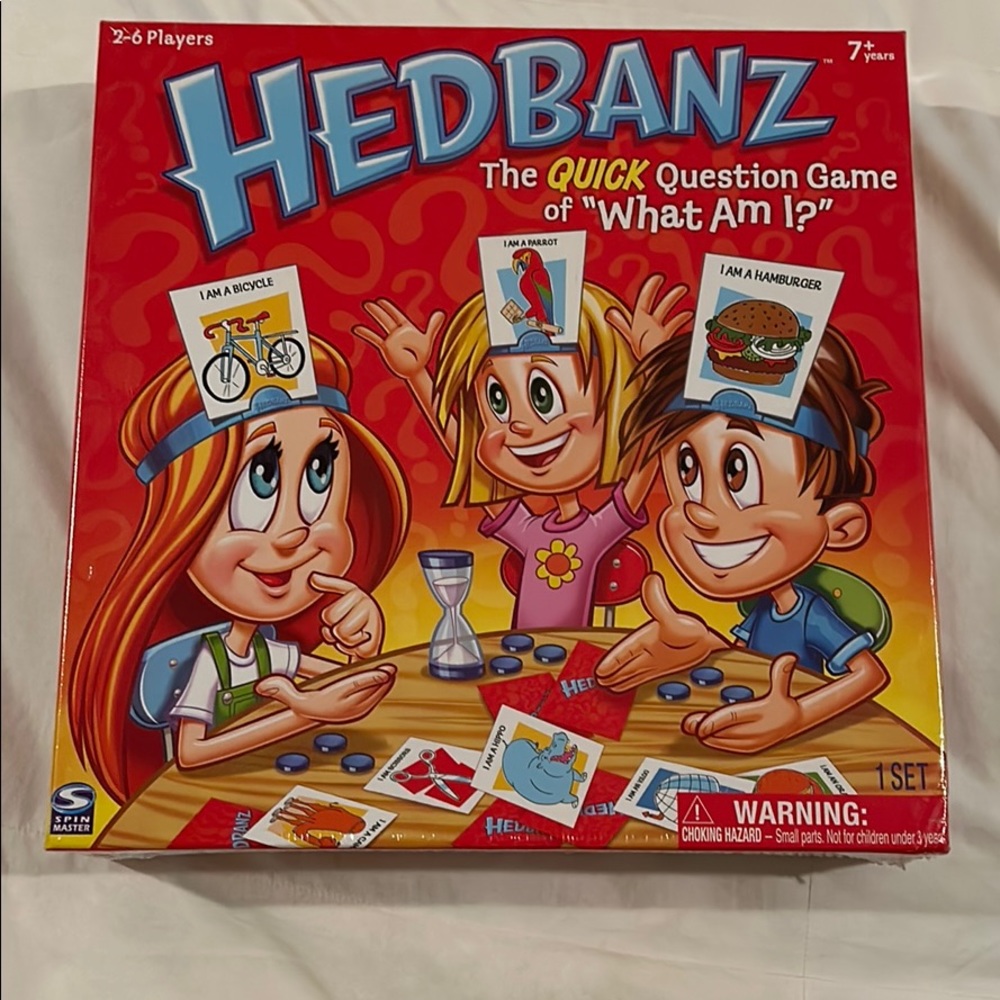 Hedbanz. The quick question game of “what am I?”